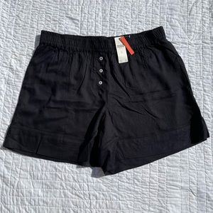 Anthropologie silk boxer shorts size m